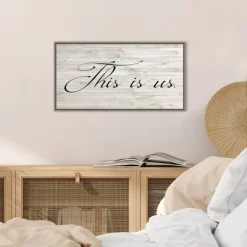 26" X 14" Family Inspiration I By Alicia Ludwig Framed Canvas Wall Art Gray Wash - Amanti Art -Northlight Store GUEST 9af820ea 94ca 4791 bcdd 10d8147a6e23