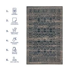 NuLOOM Beverly Machine Washable Global Inspired Area Rug 26 NuLOOM Beverly Machine Washable Global Inspired Area Rug -Northlight Store GUEST 9b46b8d7 22f8 4e7d 8898 62ccccc6a1d9