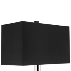 Possini Euro Design Griffin Modern Gooseneck Desk Lamp 31" Tall Gold With USB Charging Port Black Metal Rectangular Shade For Bedroom Living Room Kids -Northlight Store GUEST 9ca3bbb6 ad9f 410b a90f fc99a600aa0c