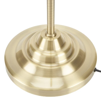 54" Metal Swing Arm Reading Floor Lamp - Nourison 6 54" Metal Swing Arm Reading Floor Lamp - Nourison - Image 6