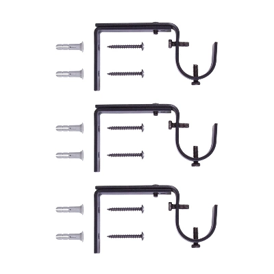 Kenney Mission 1" Premium Decorative Window Curtain Rod 1 Kenney Mission 1" Premium Decorative Window Curtain Rod