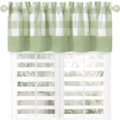 Collections Etc Buffalo Plaid Valance -Northlight Store GUEST a090002a e962 4b69 9542 d5f045fb2f59