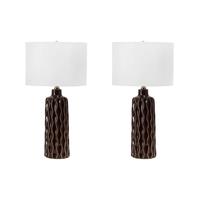 NuLOOM Marsala 24" Ceramic Table Lamp 7 NuLOOM Marsala 24" Ceramic Table Lamp - Image 7