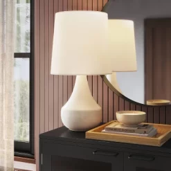 Montreal Wren Assembled Table Lamp White - Threshold™