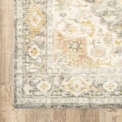 2'x8' Runner Salina Vintage Medallion Area Rug Gray/Gold - Captiv8e Designs -Northlight Store GUEST a2e981c5 9eae 44c0 a6e8 3f2cc3ce97e3