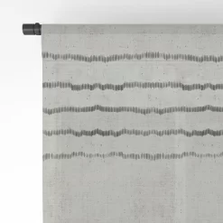 Holli Zollinger LINEN STRIPE RUSTIC Single Panel Sheer Window Curtain - Deny Designs -Northlight Store GUEST a3281ff1 d134 499f b56b 42176f26d5ce