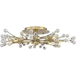 Possini Euro Design Ceiling Light Semi Flush Mount Fixture LED Brass 27 1/2" Wide 10-Light Crystal Berry For Living Room 10 Possini Euro Design Ceiling Light Semi Flush Mount Fixture LED Brass 27 1/2" Wide 10-Light Crystal Berry For Living Room -Northlight Store GUEST a39380e4 f2df 4e18 8b1c 062c72465b59