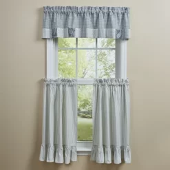 Park Designs Jubilee Lined Patchwork Valance 60” X 14”