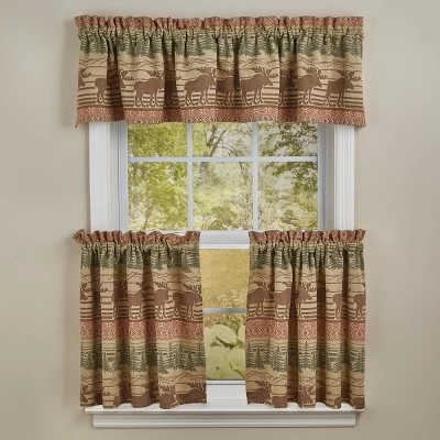 Moose Jacquard Tiers 72'' X 24" 1 Moose Jacquard Tiers 72'' X 24"