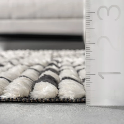 NuLOOM Hayes Soft Shaggy Textured Vine Fringe Area Rug 2 NuLOOM Hayes Soft Shaggy Textured Vine Fringe Area Rug - Image 2