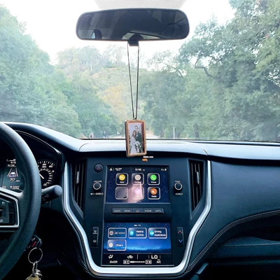 Okuna Outpost Car Picture Frame For Mirror (3 In, 2 Pack) 1 Okuna Outpost Car Picture Frame For Mirror (3 In, 2 Pack)