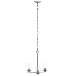 3-Light 15" Classic Contemporary Clear Glass/Metal Hanging Pendant Chandelier - Lalia Home -Northlight Store GUEST ab341184 a95e 443c 8f37 2844be9d75df
