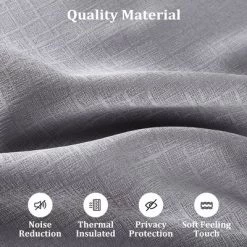 Trinity Room Darkening Linen Textured Blackout Cafe Curtains -Northlight Store GUEST ad2a155a 34a5 4fa8 864a 0f43fcc79221