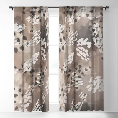 Marta Barragan Camarasa Modern Animal Print 75 Single Panel Sheer Window Curtain - Deny Designs 1 Marta Barragan Camarasa Modern Animal Print 75 Single Panel Sheer Window Curtain - Deny Designs
