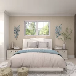 Metal Leaf Wall Decor With Gold Accent Blue - Olivia & May -Northlight Store GUEST af1203a2 425d 4c87 8bff 7dc69b1d3236