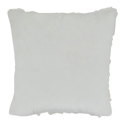 Saro Lifestyle Rose Wedding Cake Throw Pillow With Poly Filling, Pink, 17" X 17" 1 Saro Lifestyle Rose Wedding Cake Throw Pillow With Poly Filling, Pink, 17" X 17"