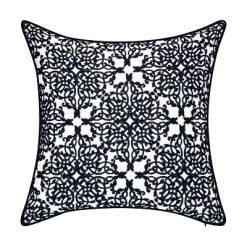 Embroidered Lacework With Piping Indoor/Outdoor Throw Pillow - Edie@Home -Northlight Store GUEST b1199468 1bf9 46de 86b2 e335f4c9221c