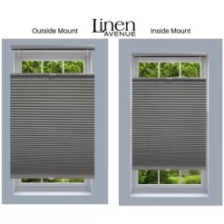 Linen Avenue Cordless Top Down Bottom Up Blackout Cellular Shade, Dark Grey -Northlight Store GUEST b202403a fbd6 467f 9640 bf07c34081a1