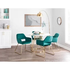 Marble And Metal March Contemporary Floor Lamp Gold (Includes LED Light Bulb) - LumiSource -Northlight Store GUEST b28e67e9 7685 400d 8cd9 a407616c5954