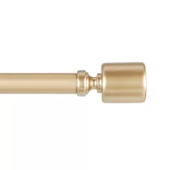 Exclusive Home Rino 1" Window Curtain Rod And Finial Set