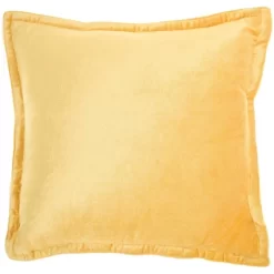 20"x20" Oversize Sofia Solid Velvet Flange Square Throw Pillow - Mina Victory -Northlight Store GUEST b3759b1e fe1b 401f ad2d 4461521215de