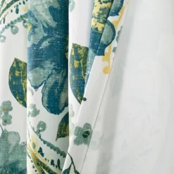 2pk Light Filtering Floral Paisley Window Curtain Panels Blue - Lush Décor -Northlight Store GUEST b3e943e2 c07c 4851 b074 883e4bf12a95