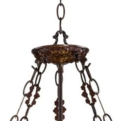 Robert Louis Tiffany Bronze Pendant Chandelier 22" Wide Rustic Floral Garden Stained Glass 3-Light Fixture For Dining Room House Foyer Kitchen Island 11 Robert Louis Tiffany Bronze Pendant Chandelier 22" Wide Rustic Floral Garden Stained Glass 3-Light Fixture For Dining Room House Foyer Kitchen Island -Northlight Store GUEST b3f42db0 e79c 4aa9 922f a89d7d0c211e