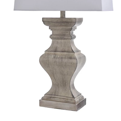 Square Candlestick Moulded Table Lamp White - StyleCraft 2 Square Candlestick Moulded Table Lamp White - StyleCraft - Image 2