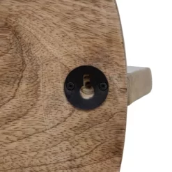 White Wood & Metal Wall Shelf - Foreside Home & Garden -Northlight Store GUEST b4e25a3e 2f34 47e9 8d70 335e2640dc1e