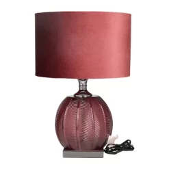 Glam Velvet Table Lamp Dark Red - Olivia & May -Northlight Store GUEST b7bbbab7 becd 4af5 856c eacb2ed94634