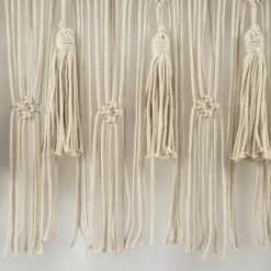40"x30" Boho Macrame Tassel Cotton Window Valance Tan - Lush Décor 9 40"x30" Boho Macrame Tassel Cotton Window Valance Tan - Lush Décor -Northlight Store GUEST b868d154 5feb 4038 8ab9 05b824088f6c