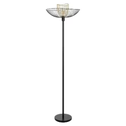 71" Demi Painted Metal 1-Light Floor Lamp With Black And Gold Painted Metal Shade - River Of Goods -Northlight Store GUEST b918e7c7 58b0 433d 8691 097d32162dc9