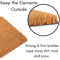 BirdRock Home Beware Of Dog Coir Front Door & Entry Doormat - 18" X 30" -Northlight Store GUEST b95251ee 25cb 4750 8a45 4266277876bf