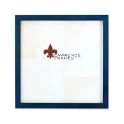 Lawrence Frames 755788 Blue Wood 8x8 Picture Frame - Gallery Collection