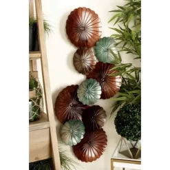 Metal Plate Wall Decor Brown - Olivia & May -Northlight Store GUEST b9b42321 405d 434c a6ae e977773ed1d0