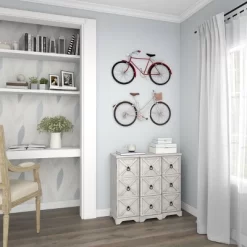 Metal Bike Wall Decor With Seat, Basket And Handles - Olivia & May 19 Metal Bike Wall Decor With Seat, Basket And Handles - Olivia & May -Northlight Store GUEST b9b922c0 02cd 4139 b253 8a0db66ba34d