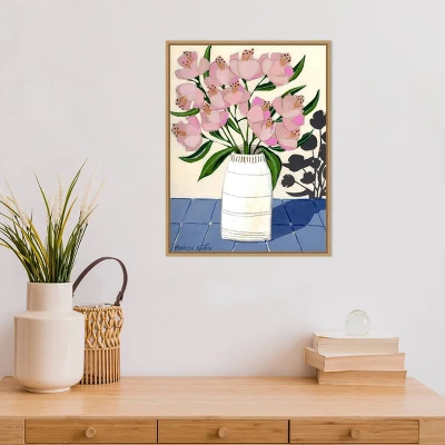 18" X 24" Spring Florals 5 By Marisa Anon Framed Canvas Wall Art - Amanti Art 4 18" X 24" Spring Florals 5 By Marisa Anon Framed Canvas Wall Art - Amanti Art - Image 4