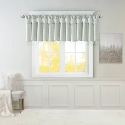 26"x50" Lillian Faux Silk Twisted Tab Valance With Beads -Northlight Store GUEST bbb39ed2 ff3c 4cf6 adf3 d209b5333296