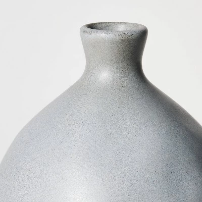 Ceramic Slate Vase Gray - Threshold™ Designed With Studio McGee 2 Ceramic Slate Vase Gray - Threshold™ Designed With Studio McGee - Image 2