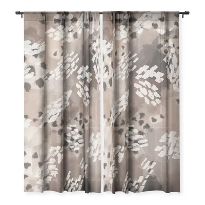 Marta Barragan Camarasa Modern Animal Print 75 Single Panel Sheer Window Curtain - Deny Designs 2 Marta Barragan Camarasa Modern Animal Print 75 Single Panel Sheer Window Curtain - Deny Designs - Image 2