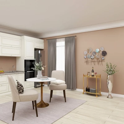 Modern Metal Floral Wall Decor - Olivia & May 9 Modern Metal Floral Wall Decor - Olivia & May - Image 9