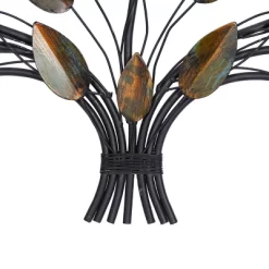 14" X 47" Metal Leaf Wall Decor Brown - Olivia & May -Northlight Store GUEST c3426b73 362a 46dd 9a6b e7a3a7549025