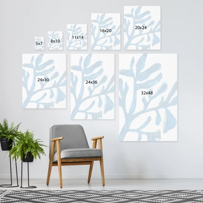 (Set Of 2) Blue Watercolor Seaweed Painitng By Jetty Home Wall Art Set - Americanflat 2 (Set Of 2) Blue Watercolor Seaweed Painitng By Jetty Home Wall Art Set - Americanflat - Image 2