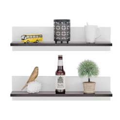 23.62" Set Of 2 Repose Display Photo Ledge Shelves - Danya B. 26 23.62" Set Of 2 Repose Display Photo Ledge Shelves - Danya B. -Northlight Store GUEST c658181d 6db2 4adf b200 f94ae60c9d69