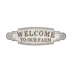 Farmhouse Iron Wall Decor Sign - Olivia & May -Northlight Store GUEST c65d5402 a1d1 4fd5 ad9d 25aa33600fe9