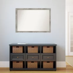 39" X 27" Non-Beveled Dove Gray Wash Square Wall Mirror - Amanti Art -Northlight Store GUEST c71c5f47 59c5 4755 ade6 340e6aec906e