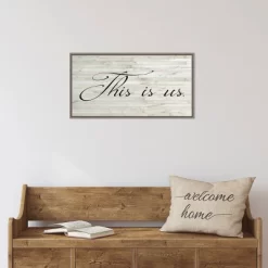 26" X 14" Family Inspiration I By Alicia Ludwig Framed Canvas Wall Art Gray Wash - Amanti Art -Northlight Store GUEST c7f2a4fd 95da 423d 9a95 e912bc1ce070