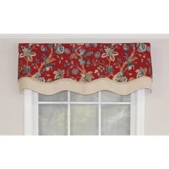 Gianna Glory 3in Rod Pocket Layered Window Valance 50in X 16in By RLF Home -Northlight Store GUEST c814369d bfd7 4615 a7e2 ab5f2112de2f