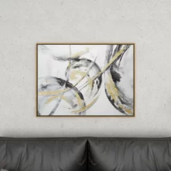 Contemporary Canvas Abstract Framed Wall Art With Gold Frame Gold - CosmoLiving By Cosmopolitan 32 Contemporary Canvas Abstract Framed Wall Art With Gold Frame Gold - CosmoLiving By Cosmopolitan -Northlight Store GUEST cb404527 046d 45e8 9fd4 98fefdbae797
