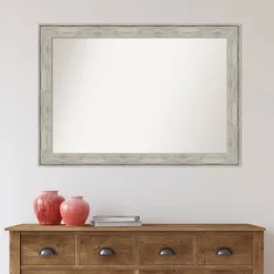 41" X 29" Non-Beveled Crackled Metallic Wall Mirror - Amanti Art -Northlight Store GUEST cc42da09 bc4a 4fda aeea 3bc8db7800f9